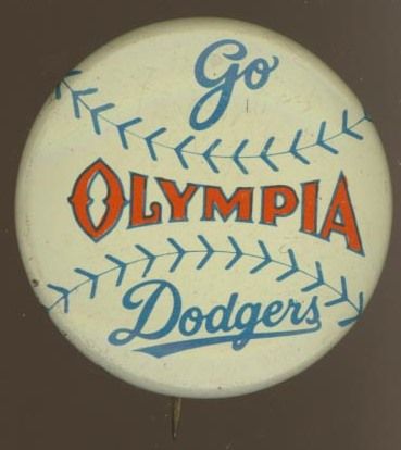 1960 Olympia Pin Dodgers